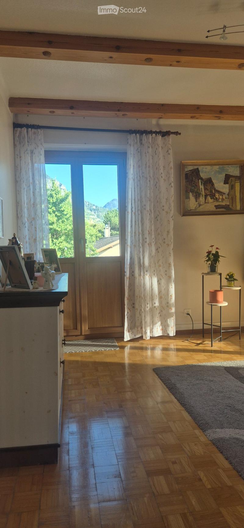 Zu vermieten in Sierre, 3-Zimmer-Wohnung, Balkon, freie Sicht (2)