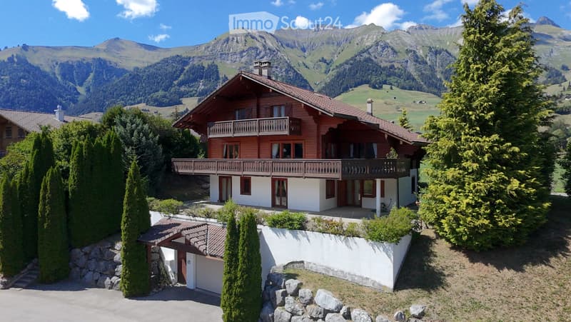Charmant chalet alpin avec vue panoramique à louer (1)