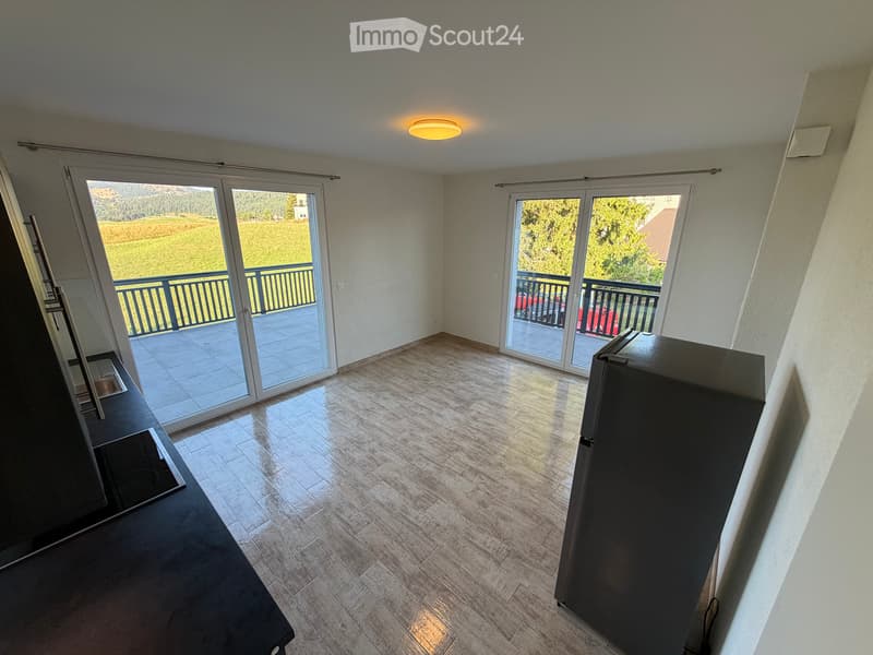 Studio mit großer Terrasse und freier Sicht (2)
