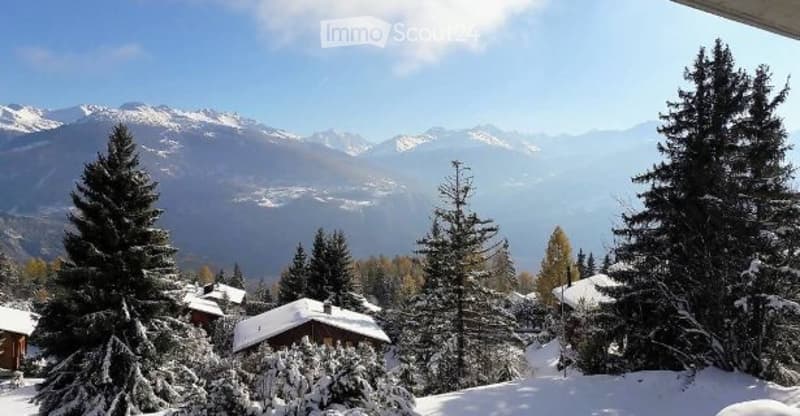 Locazione invernale - 3,5 locali con vista panoramica ad Anzère (1)
