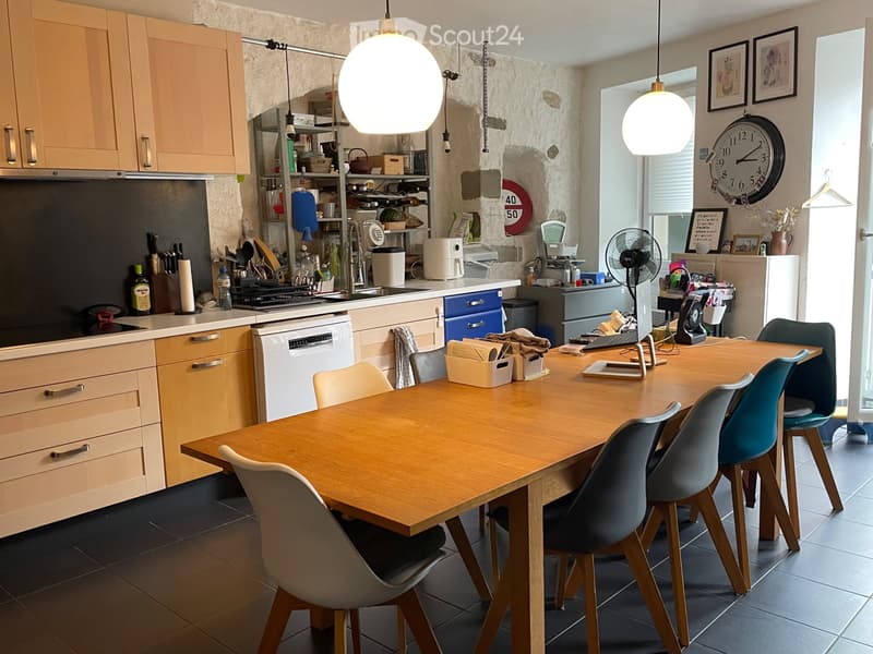 A louer, grande chambre en duplex, de 45m2, à Grandvaux (8)