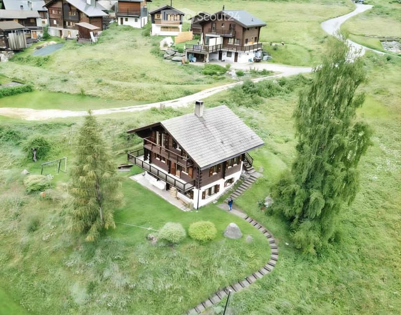Grimentz/Zinal, appartement ds chalet, location à la saison (1)