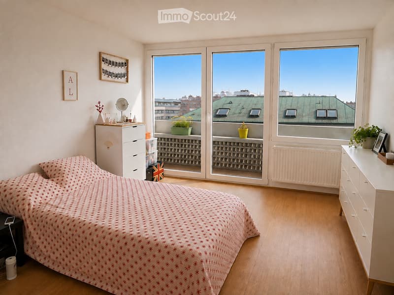 4 pezzi Eaux-Vives | Balcone 10 m² | Vista del Jet d'Eau (2)