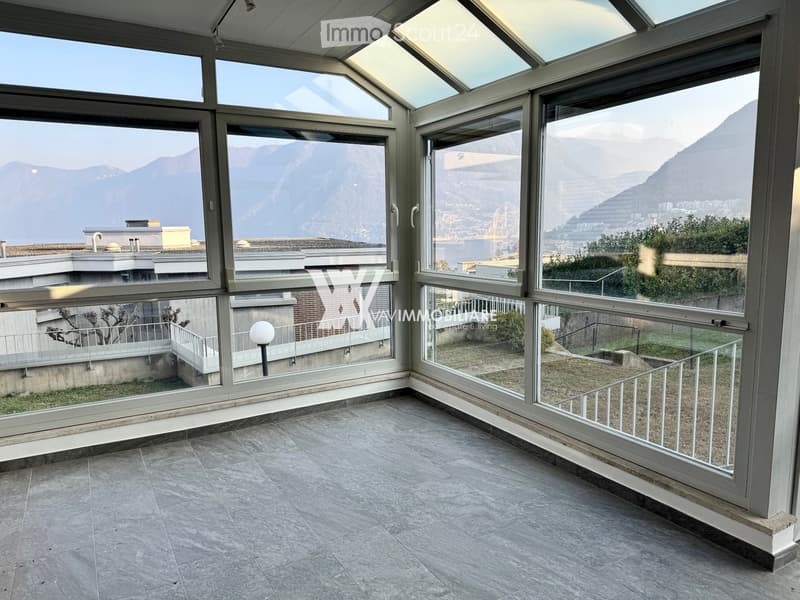 LUGANO: ELEGANTE APPARTAMENTO VISTA LAGO E MONTE BRÈ (8)