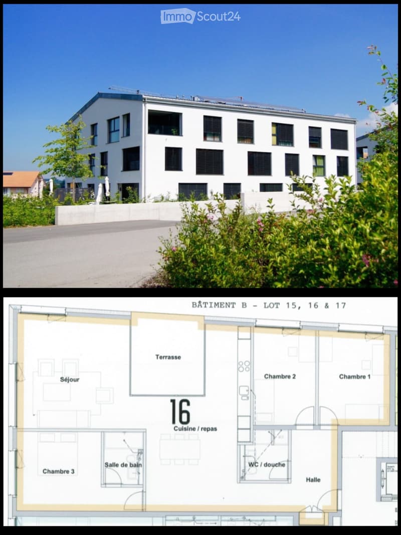 Zu vermieten Wohnung in Semsales (5)