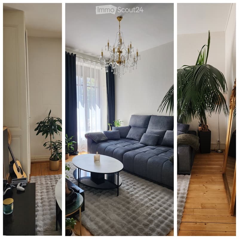 Charmantes 3-Zimmer-Wohnung ohne Möbel, 60 m² in Genf, gut gelegen (1)