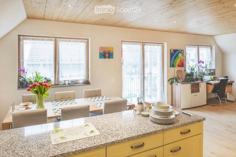 Nouvelle partie de maison meublée dans un bâtiment écologique neuf à louer (3)