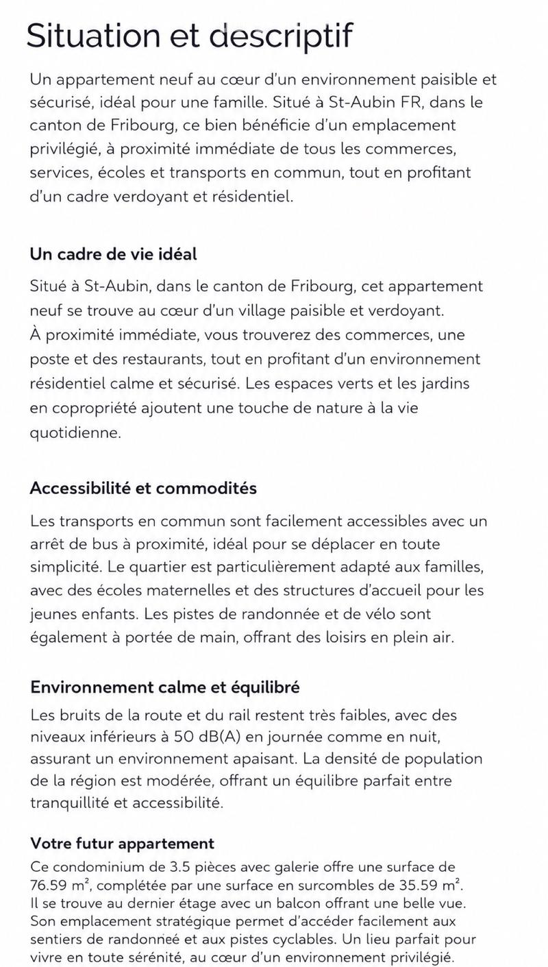 À louer 3,5 pièces les Collines de la Tsérard à St-Aubin FR (4)