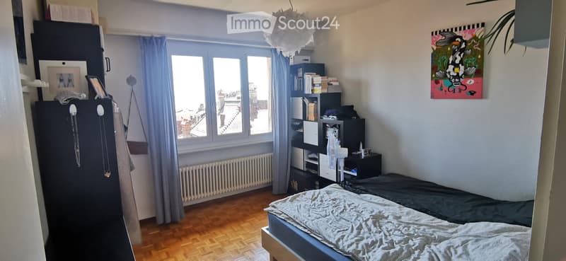 3.5 p. 68 m2, av. Riant-Mont 17 Lausanne centre très calme. (9)