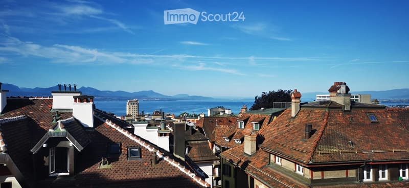 3.5 p. 68 m2, av. Riant-Mont 17 Lausanne centre très calme. (5)