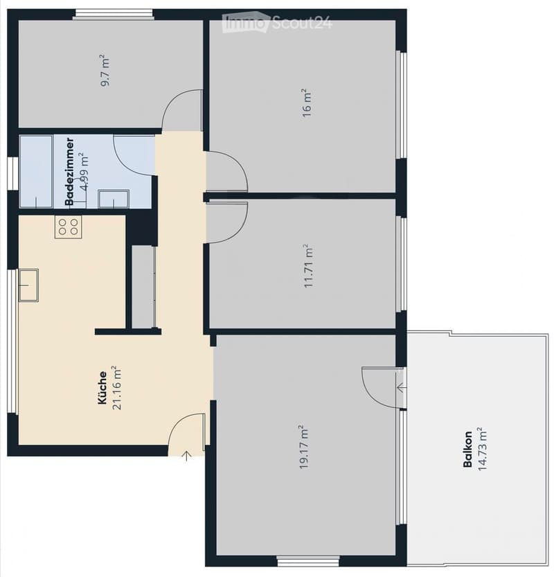 4.5-Zimmer Wohnung mit Garage und eigenem Estrich (3)