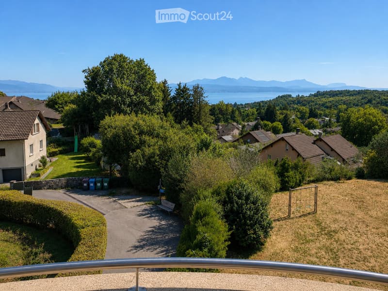 Attique 4.5 pièces, vue panoramique lac et Alpes, terrasse (2)