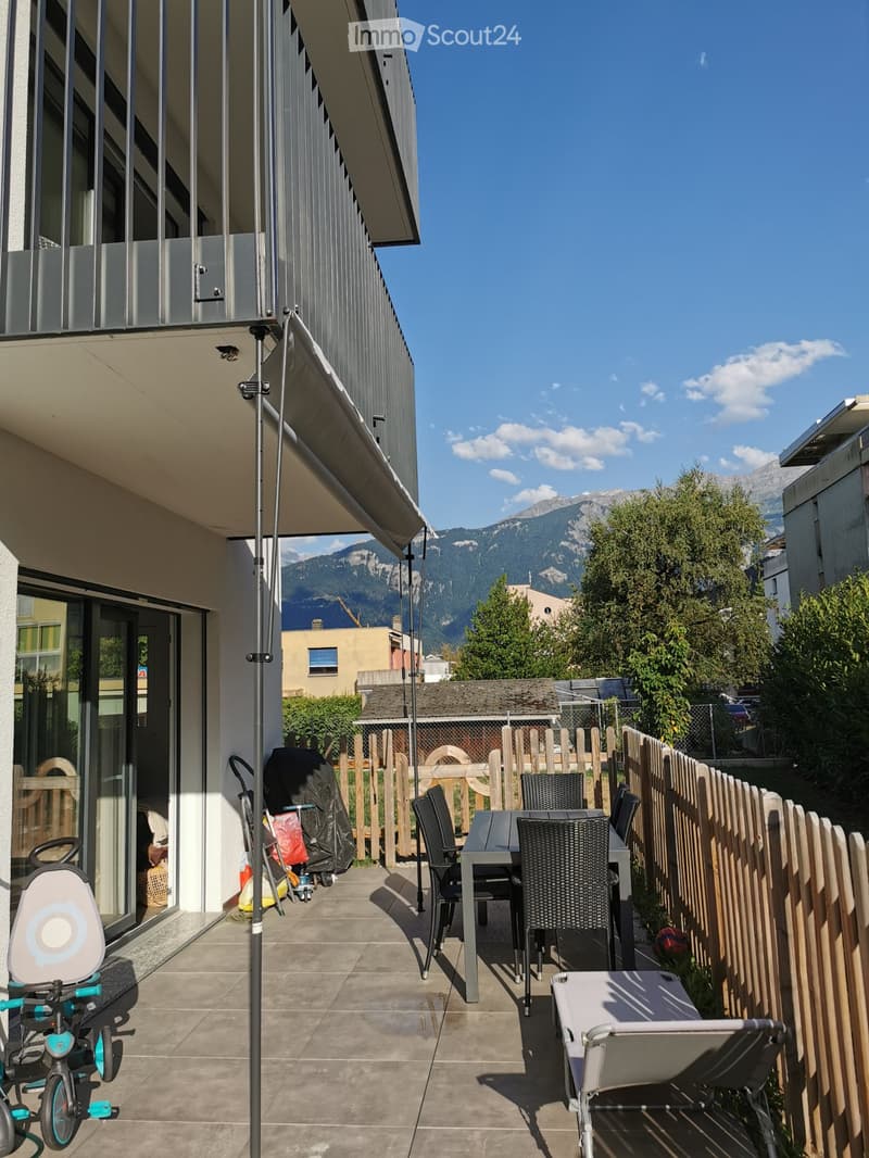 Appartement 3.5 pièces avec terrasse et jardin à Monthey (1)