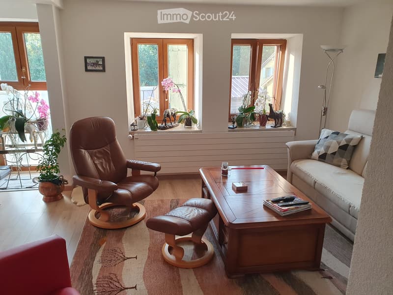 Appartement 3 pièces avec terrasse, jardin et place de parc (2)