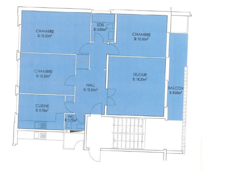 Charmant 4,5 pcs au coeur de Fribourg entièrement renové (3)