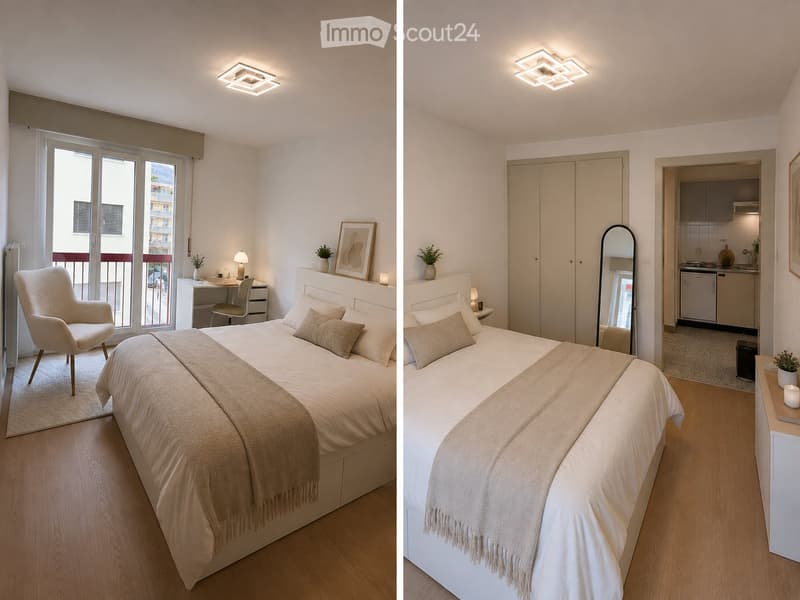 Studio 1,5 pièces rénové très bien situé à Monthey (1)