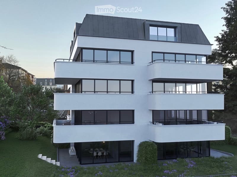 À louer grand 2.5 p neuf avec terrasse et jardin exclusif (1)