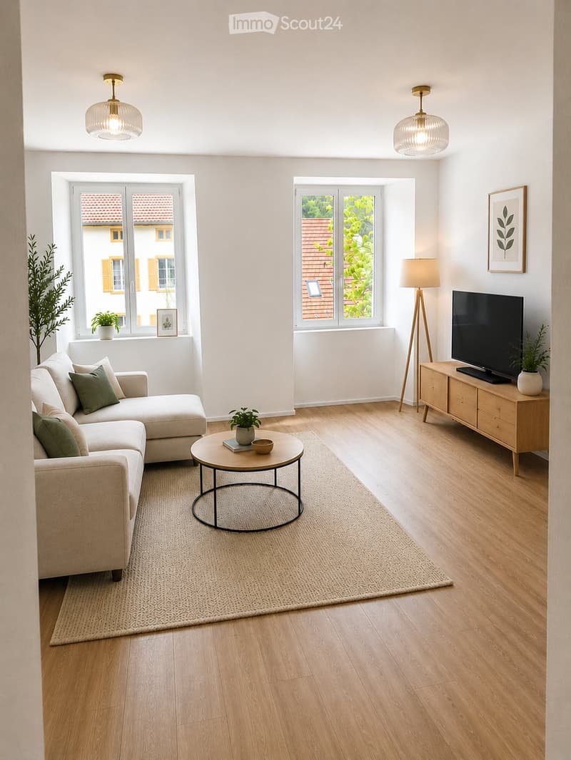 À louer à Saint-Imier Appartement entièrement rénové (1)