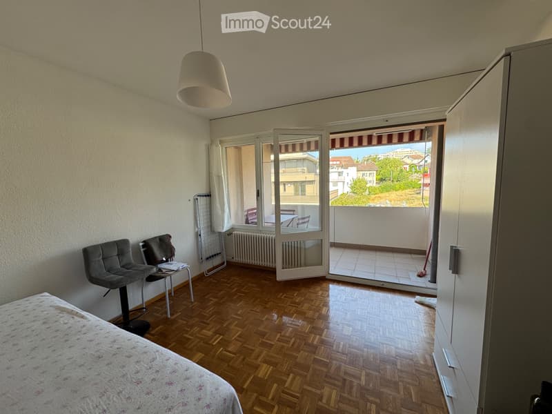 Studio à Morges avec balcon, 300m gare (1)