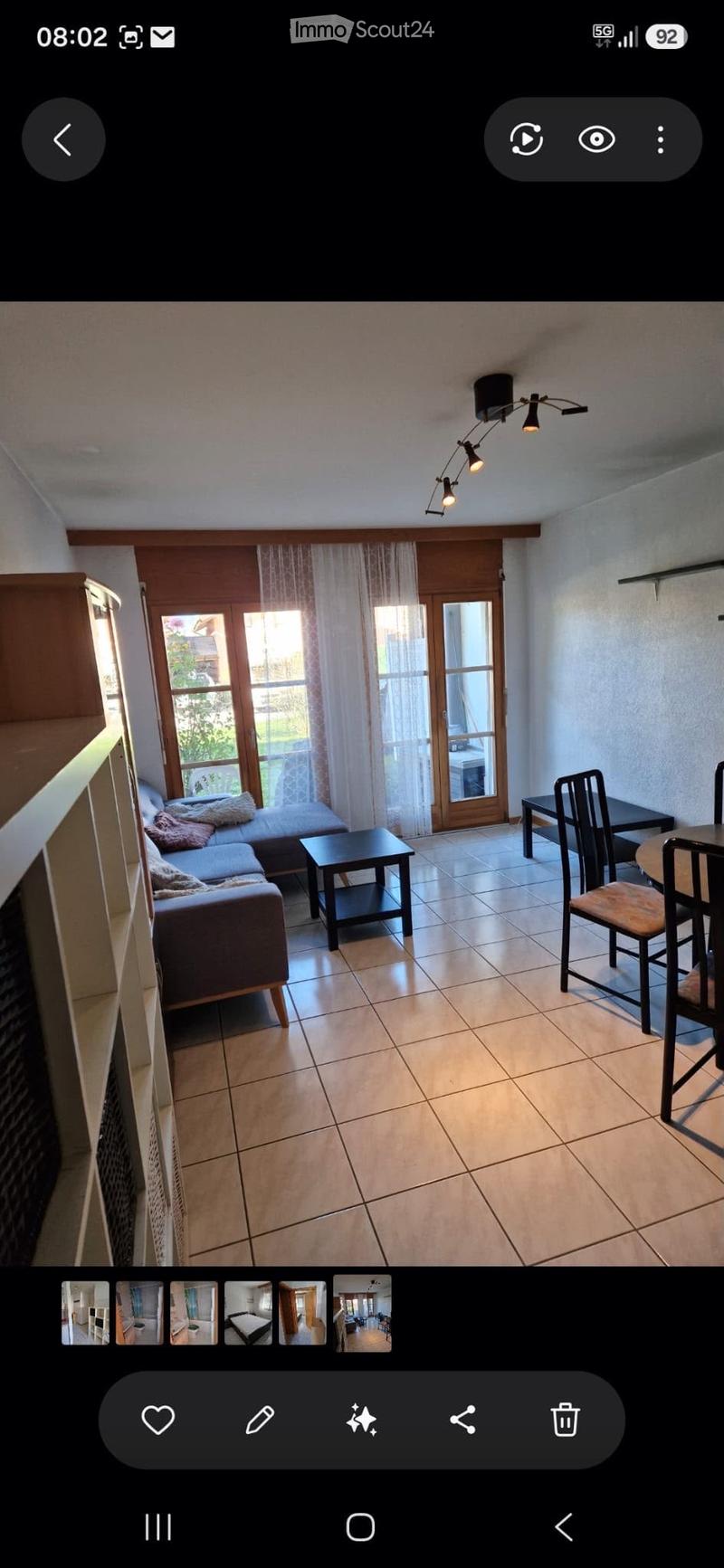 Bel appartement de 2p au rez, meublé Libre dès le 01.11.26 (2)