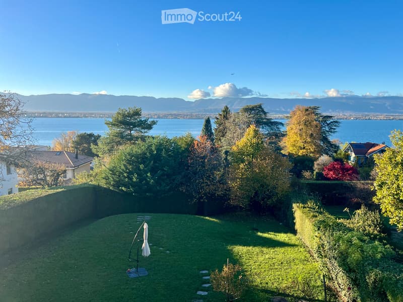 Anières GE duplex meublé 150 m2 terrasse vue panoramique lac (1)