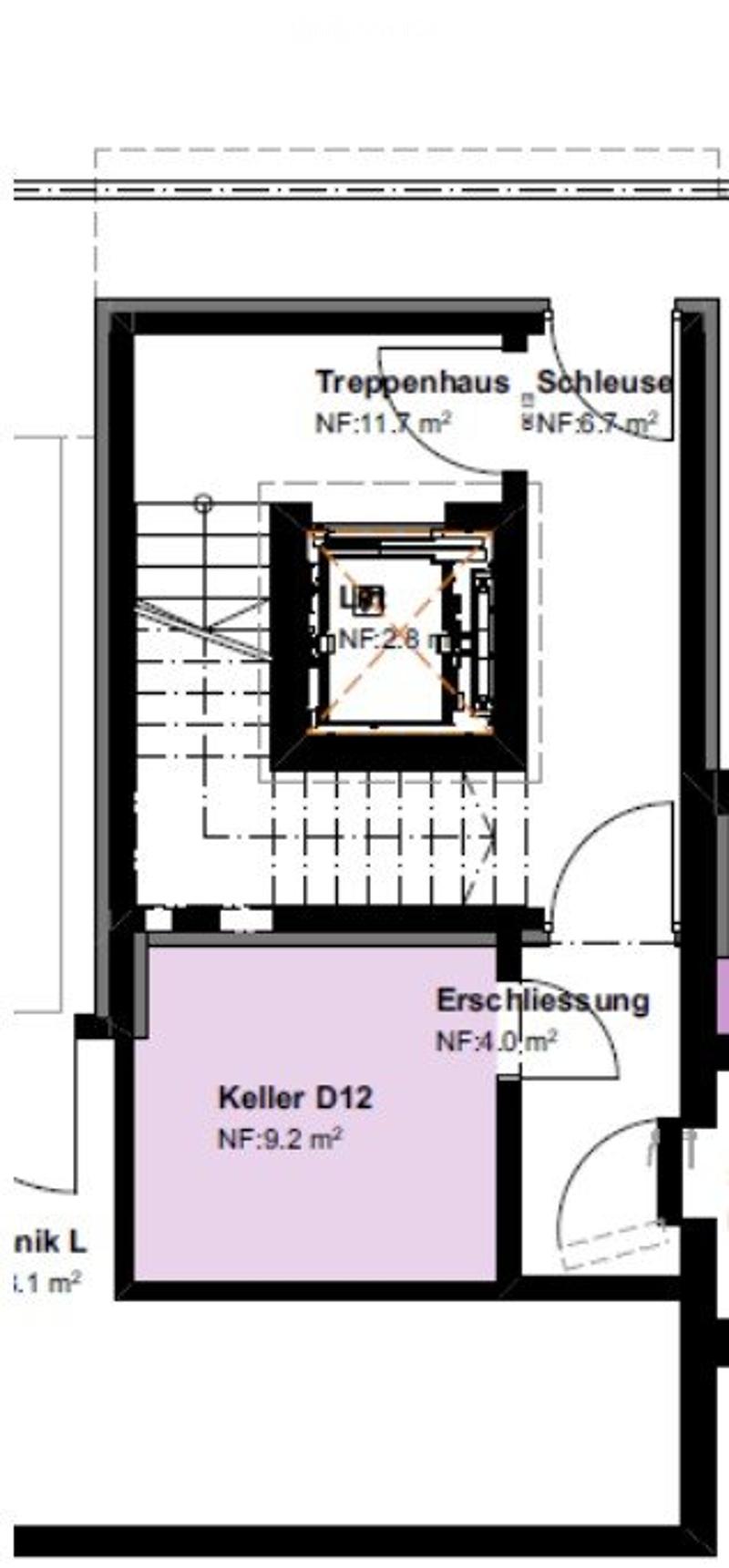 Neuer, abgeschlossener Kellerraum / Lagerraum 9,2 m² in Visp (1)