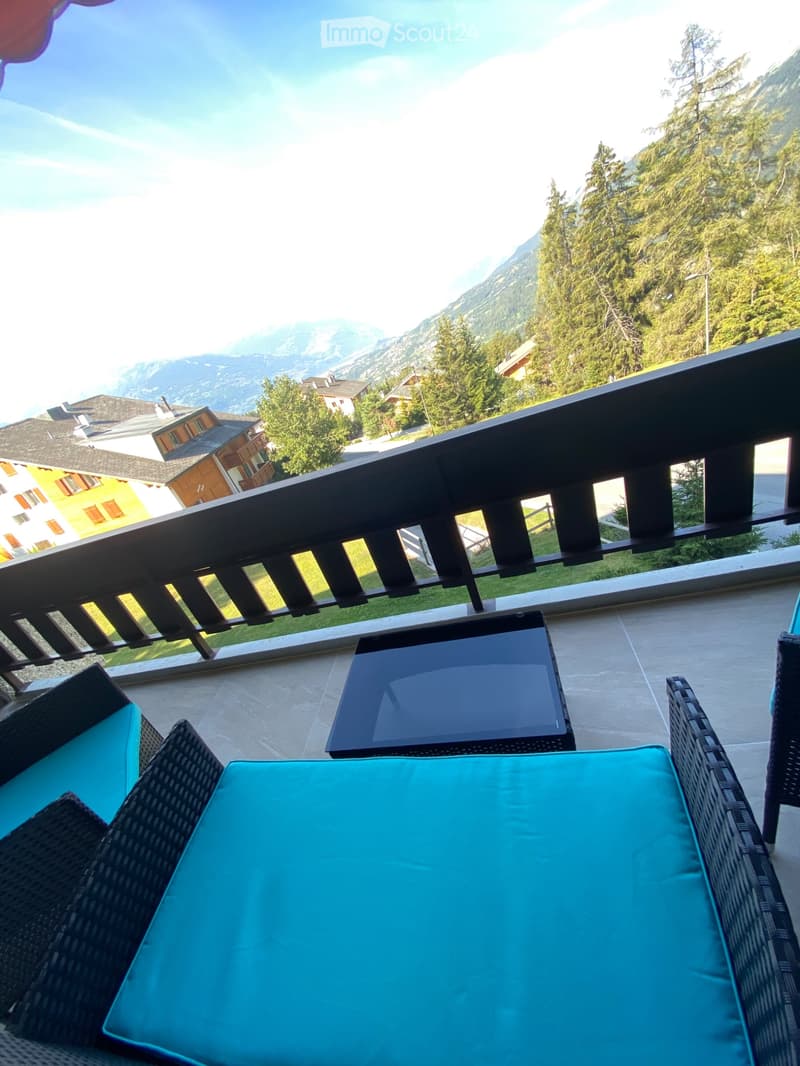 Studio Cosy 1.5 pcsVue panoramique, balcon parking privée (13)