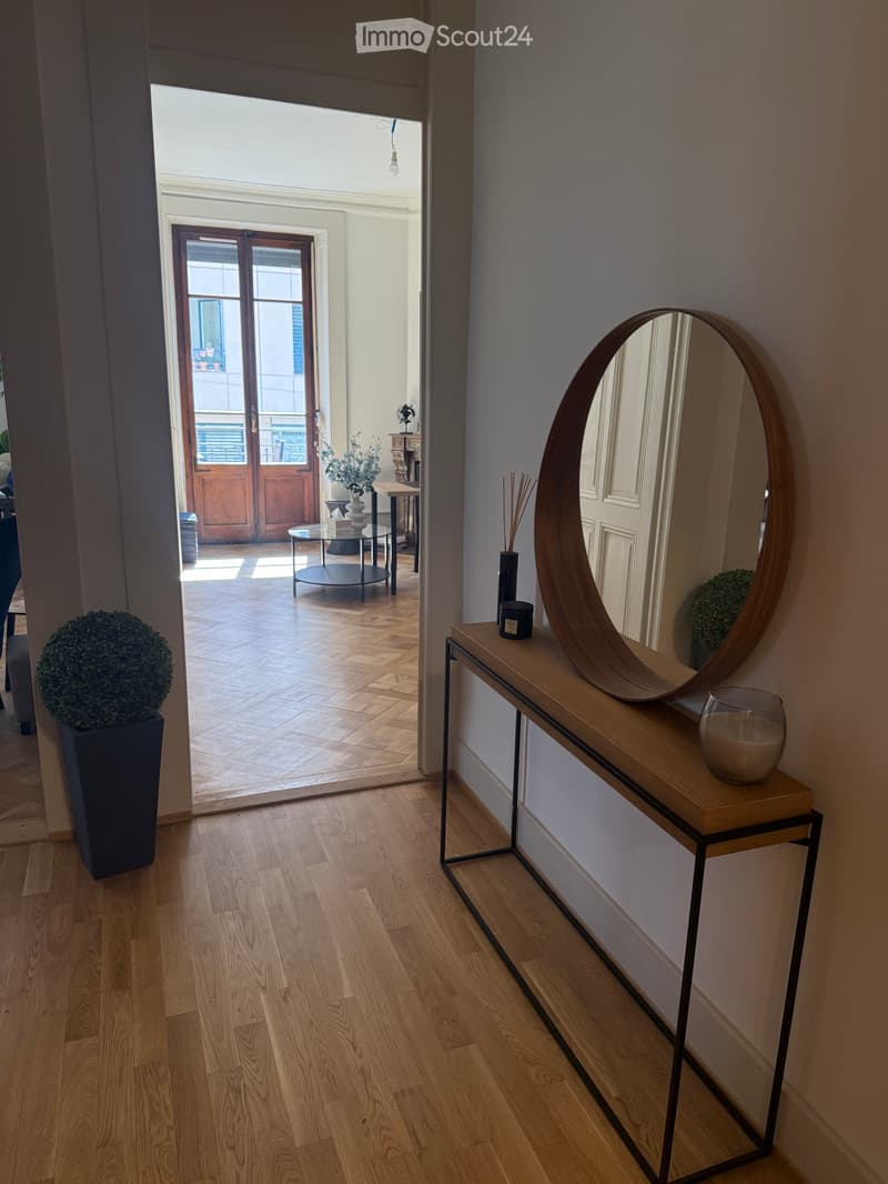 Splendide appartement 80m2 rénové dans centre de Genève (4)