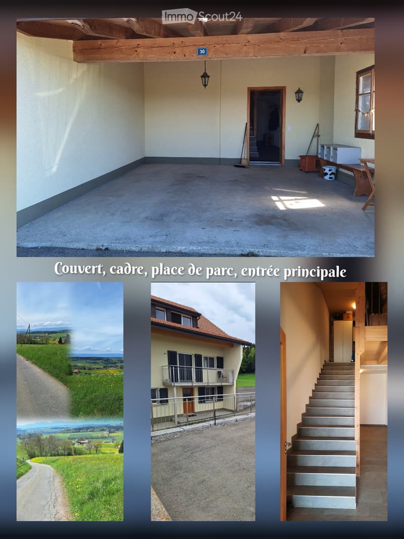 Charmant appartement à louer à Estévenens (4)