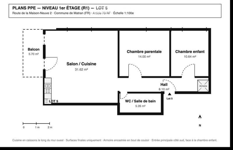 Appartement rénové de 3,5 pcs à Matran Dispo immédiatement (5)