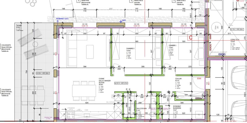 Appartement 3.5 pces rez-de-chaussée à louer (3)