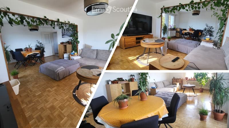 Appartement 3.5pcs dernier étage lumineux calme près gare (1)