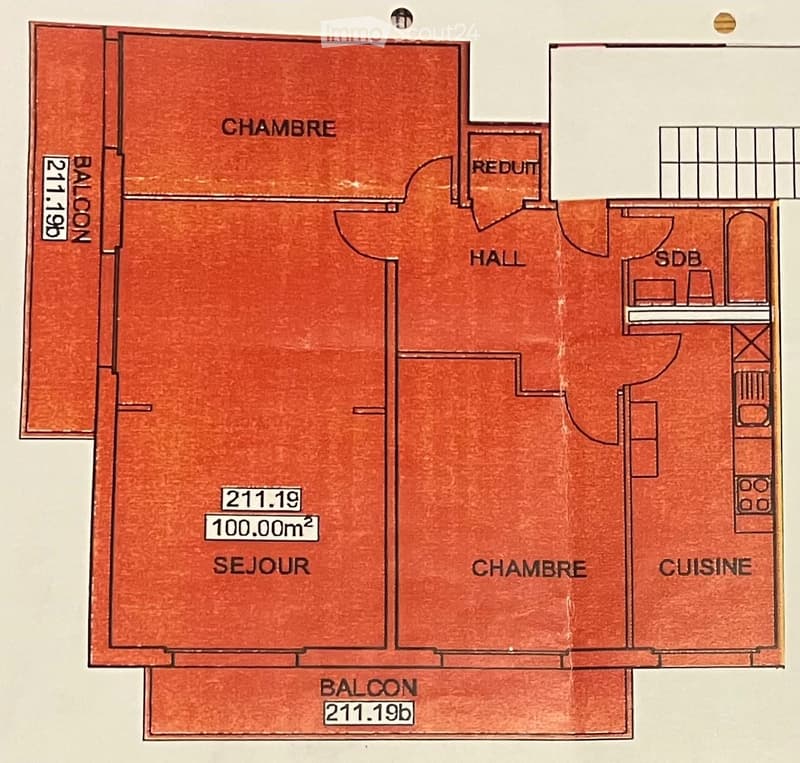 Appartement 3.5pcs dernier étage lumineux calme près gare (5)