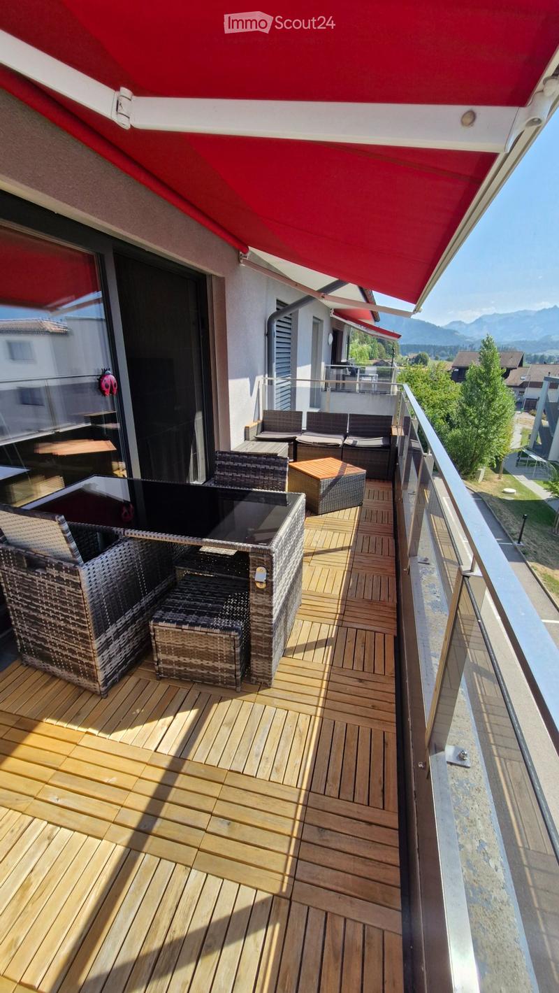 Appart. moderne 3.5 pièces à Le Pâquier FR, parking garage (1)