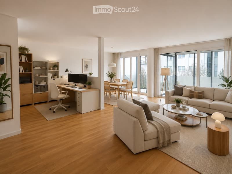 Top Standard: grosse 3.5-Zimmer-Wohnung mit Wintergarten (1)