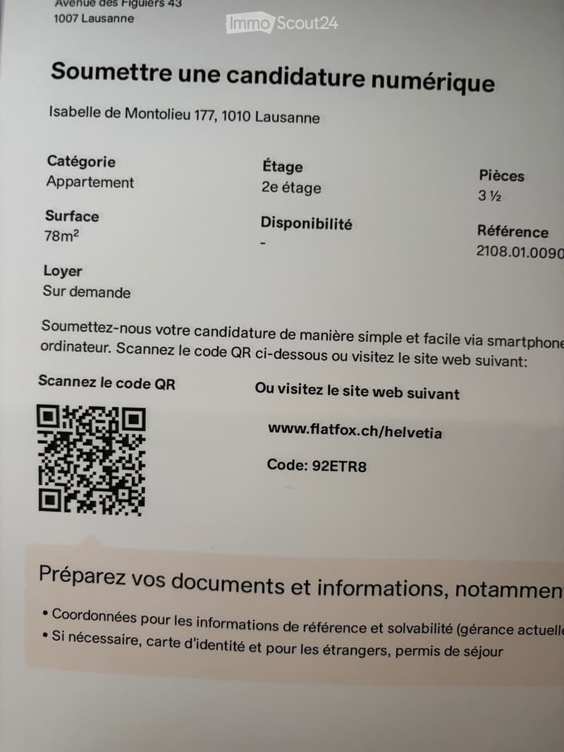 Reprise bail Lausanne 1er novembre 2026, 3.5 pièces, 78 m2 (5)