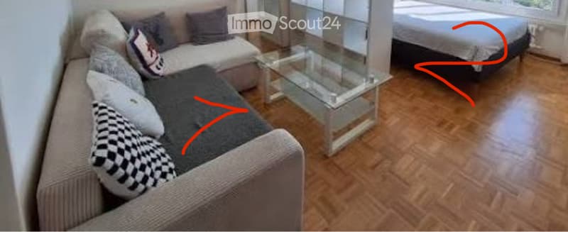 Studio pour 2 personnes uniquement! (1)
