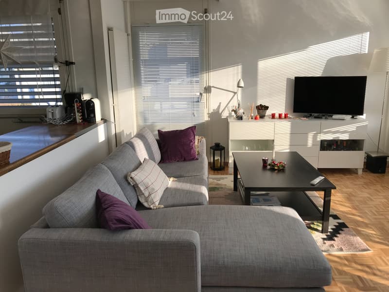 Lumineux appartement meublé de 3.5 pièces à Nyon incl.parkin (1)