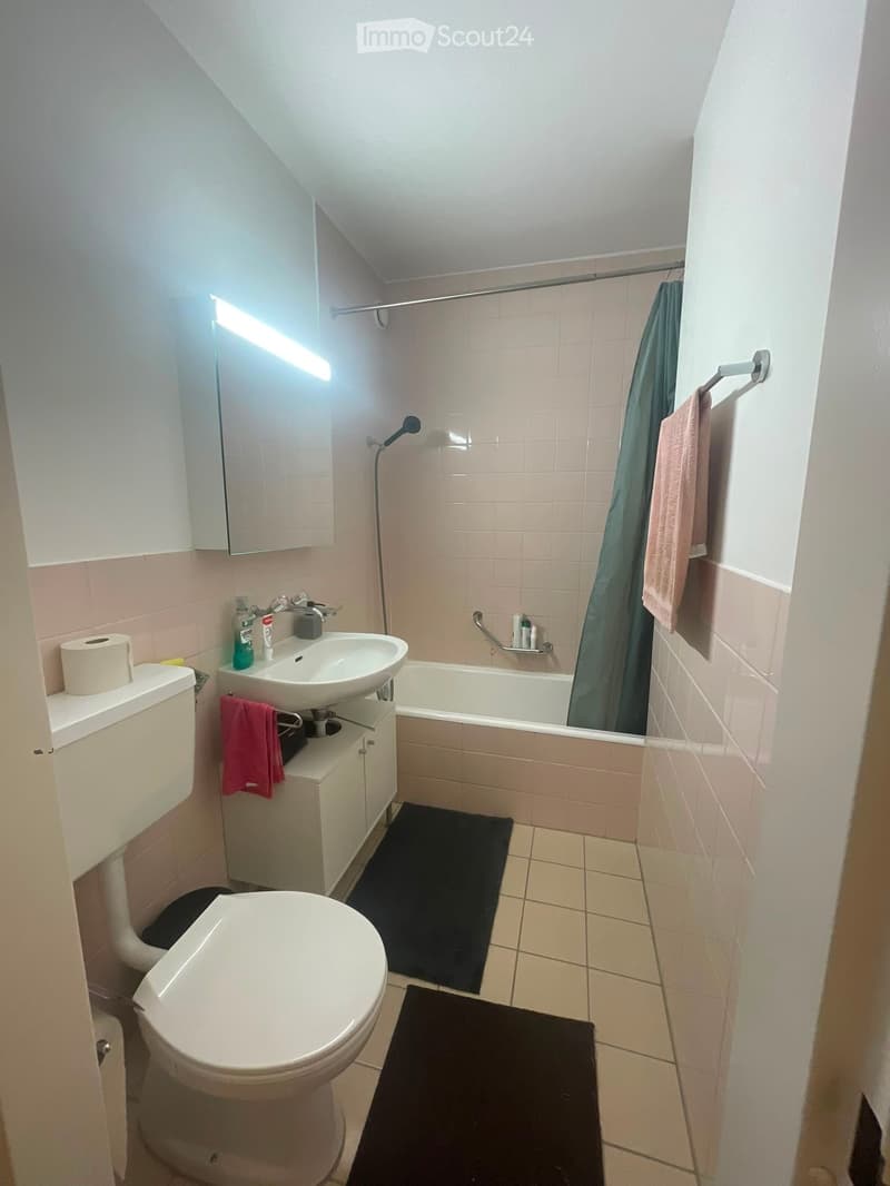 Appartement de 2 pièces, 6ème étage, 59m2, 1550.- (2)