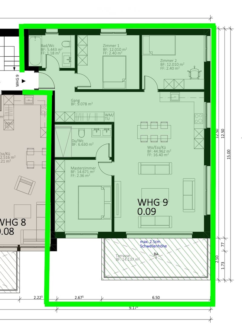 Erstbezug/Neubau: Moderne 4.5-Zimmer-Wohnung (5)