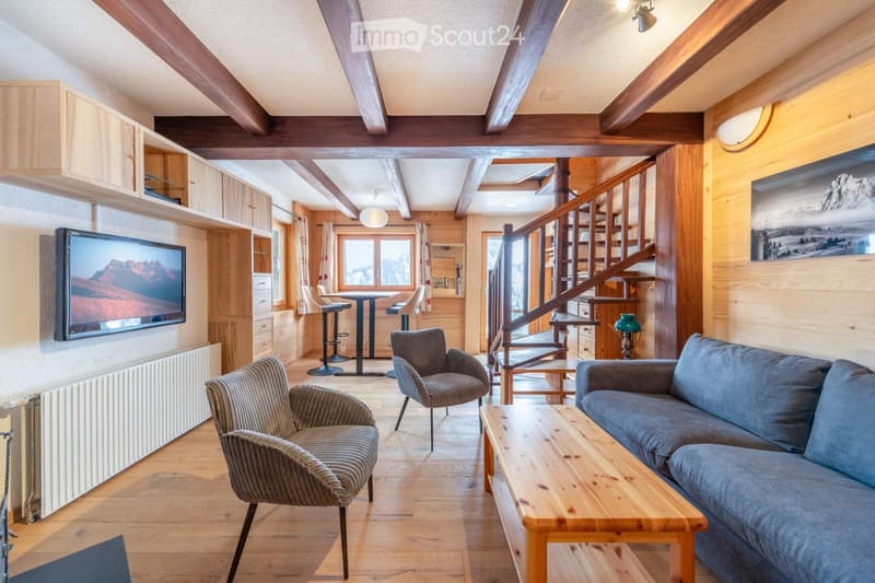 Duplex avec terrasse et vue imprenable sur les Dents-du-Midi (2)