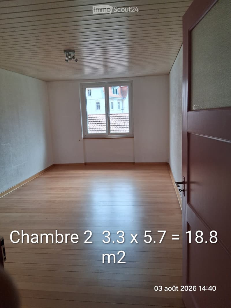 Spacieux 3,5 pièces (3)