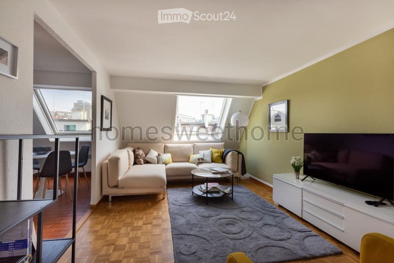 For Rent Furnished 4-Room Apartment with Balcony (1)