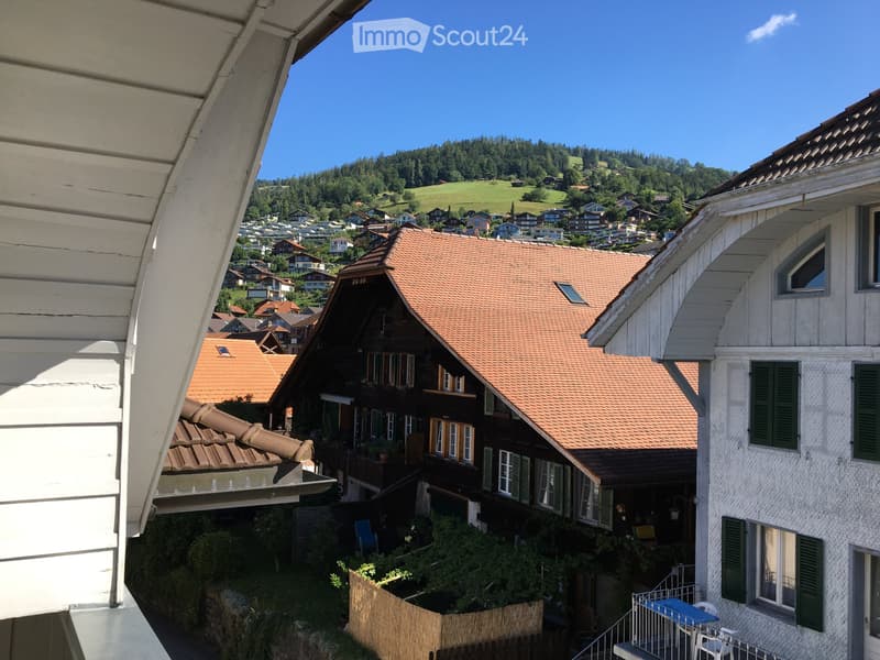 Studio mit grossem Balkon im 2. OG in Oberhofen am Thunersee (1)