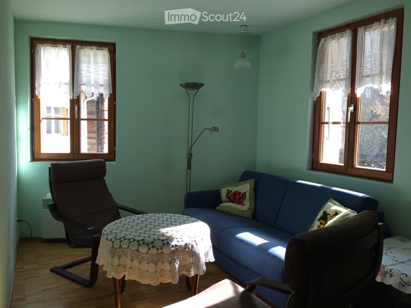 Visp, Zentrum, möblierte 2 Zimmer-Wohnung zu vermieten (1)