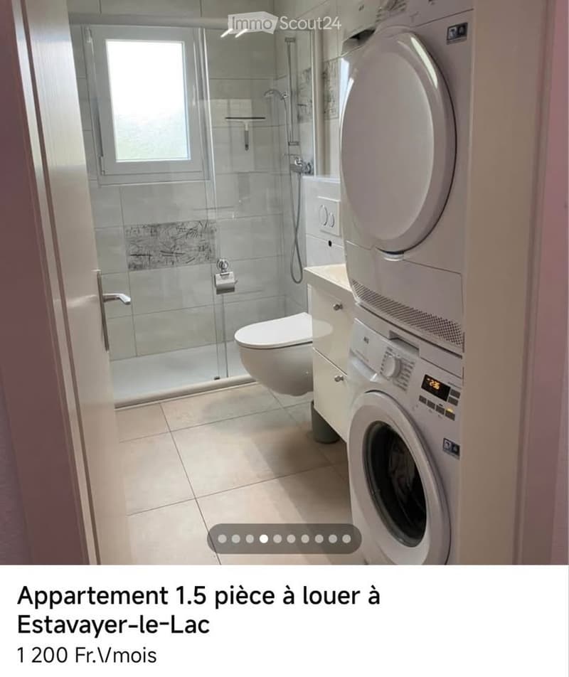 Appartement / condominium de 1 chambre et 1 salle de bain (4)