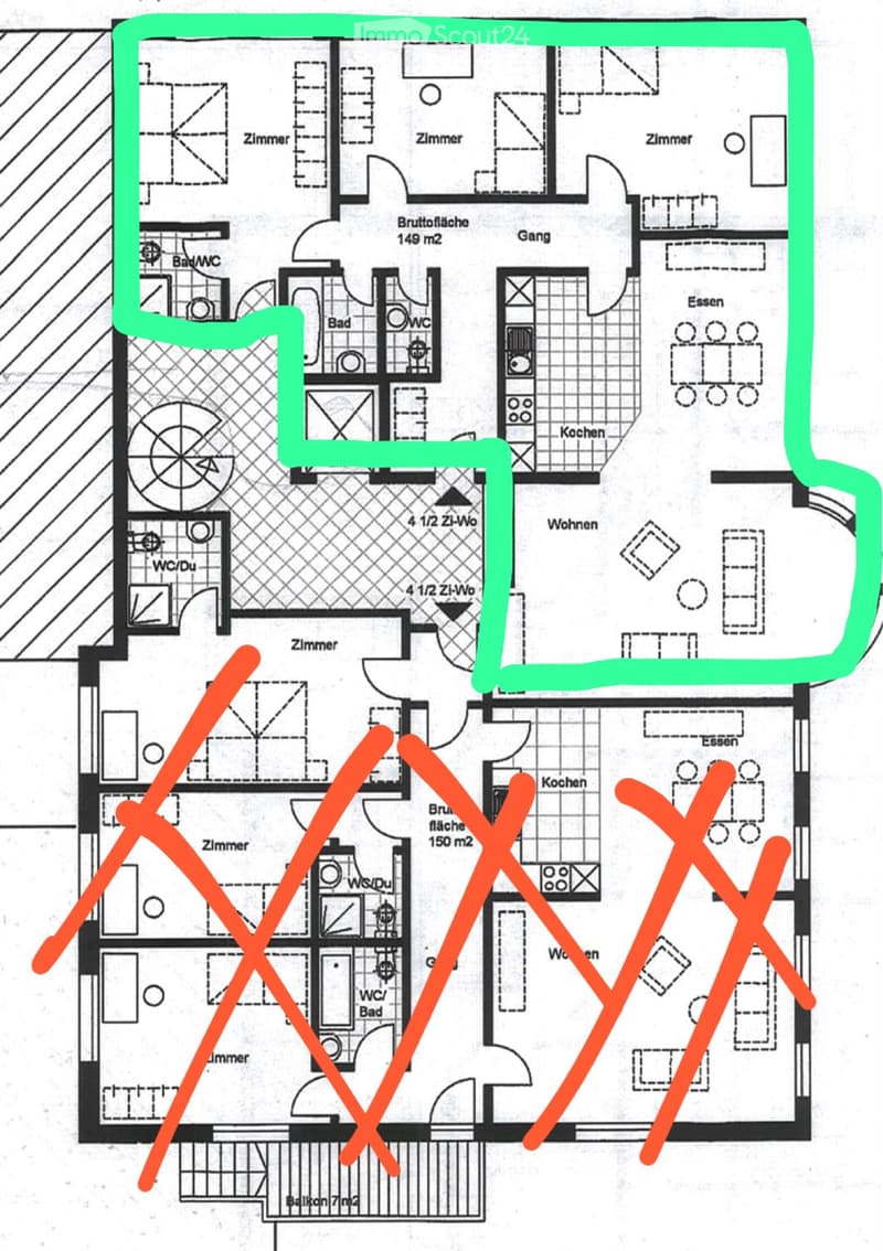 Grand appartement - Susten (5)