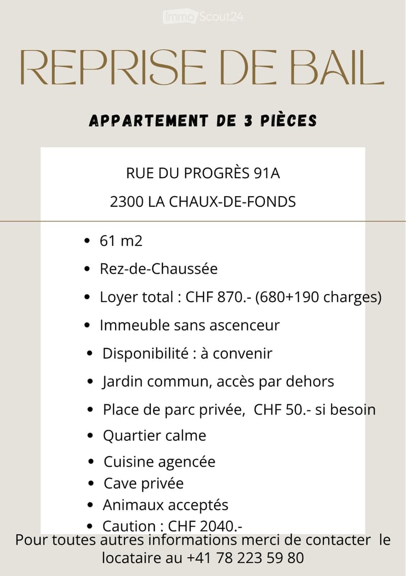 Reprise de bail (2)