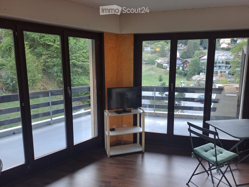 Appartement meublé 2,5 pièces avec grande balcon St-Cergue (1)