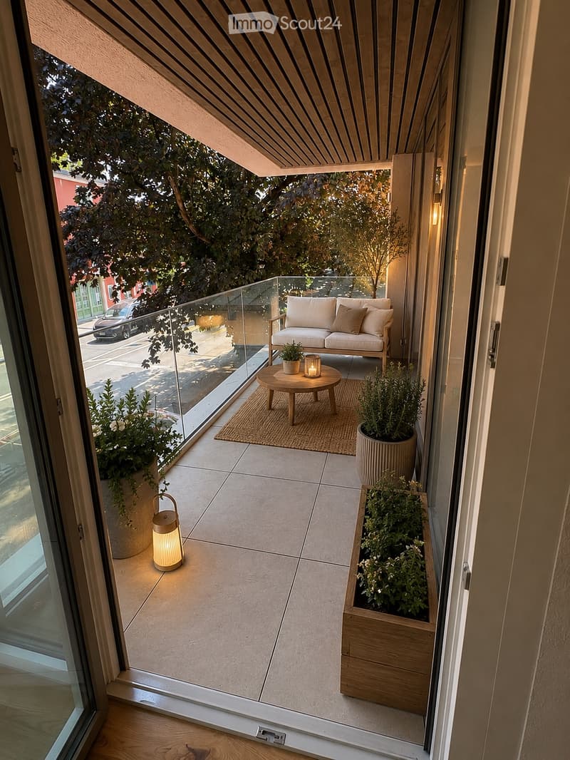 Appart neuf 3,5 p. jardin privatif et balcon - Centre-ville (4)